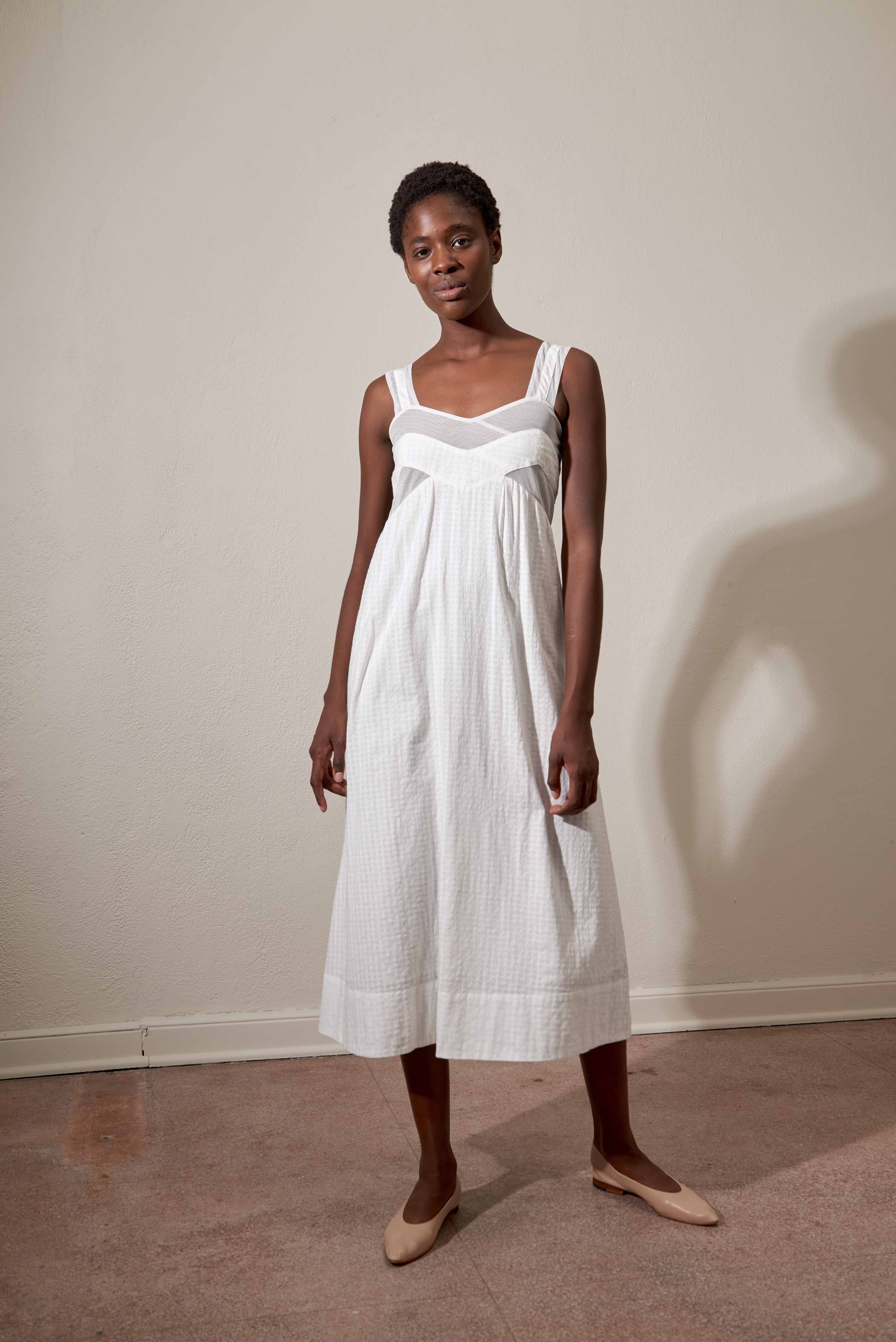 Maria Stanley Henretta Dress - Salt Gingham