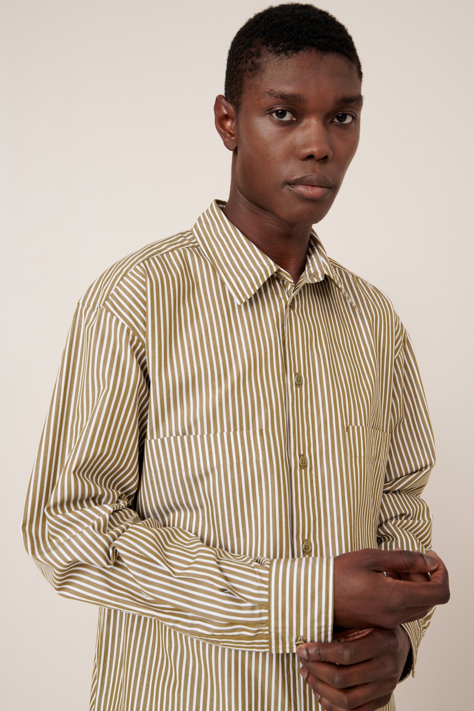 Kowtow Henry Shirt - Treetop Stripe