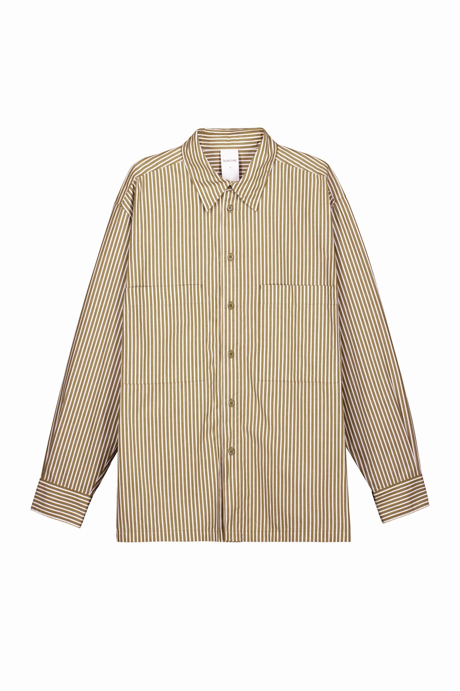 Kowtow Henry Shirt - Treetop Stripe