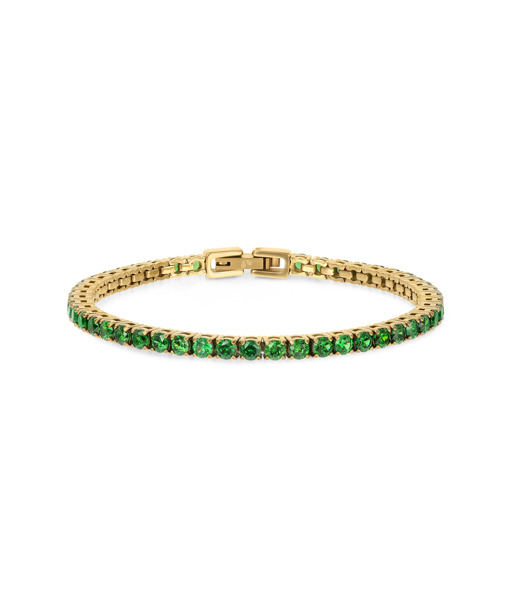 Hey Harper Aurea Tennis Bracelet - Green