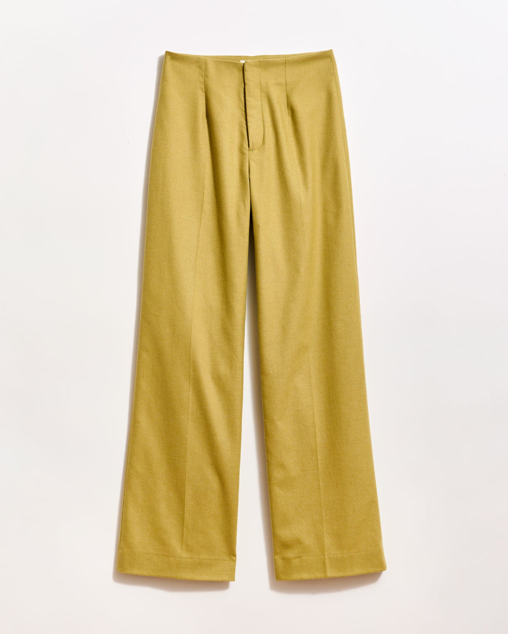 Billy Reid Hollywood Wide Leg Trouser - Chartreuse