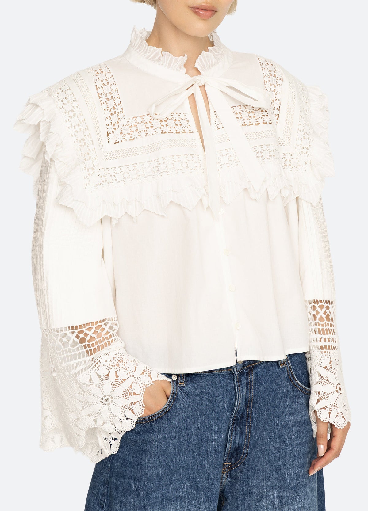 Sea NY Honore Top - White