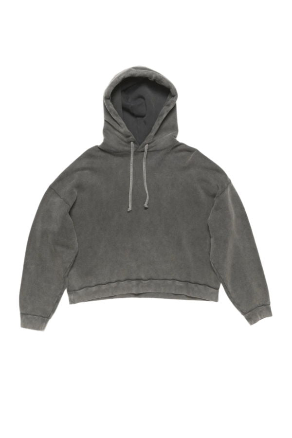 Acne Studios Hooded Sweater Logo Patch - Faded Black