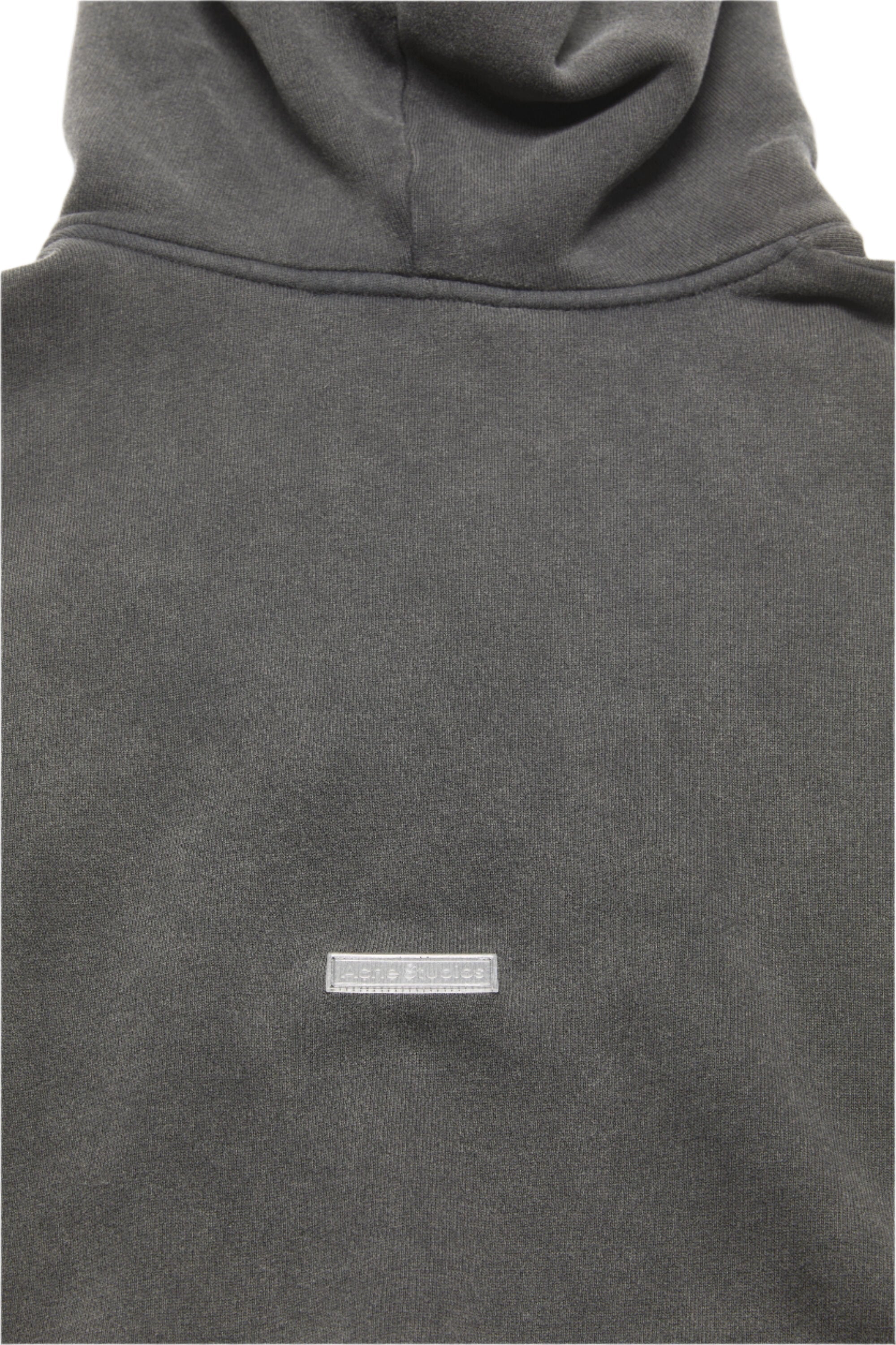 Acne Studios Hooded Sweater Logo Patch - Faded Black