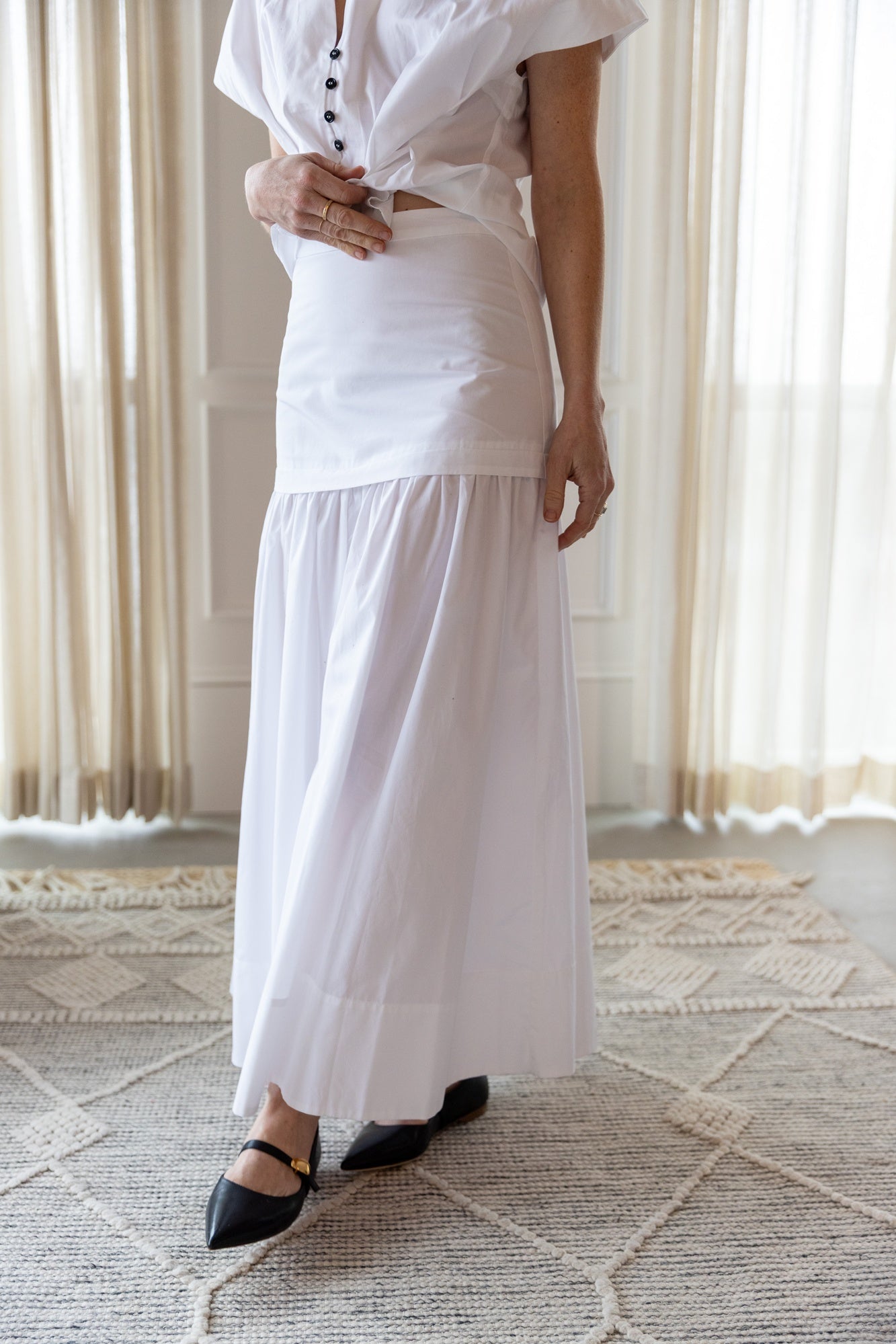 House of Dagmar Cotton Maxi Skirt