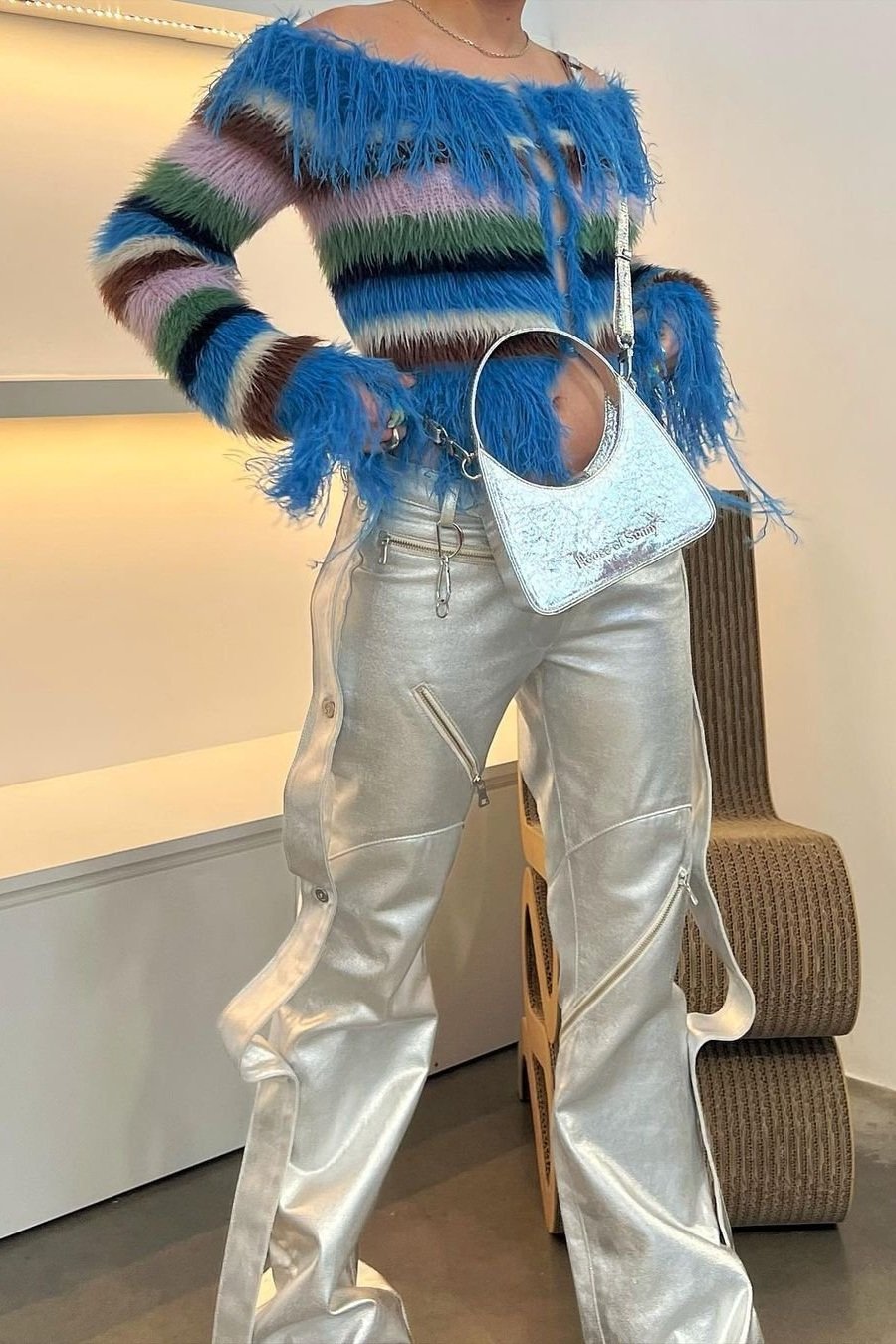 House of Sunny Mini Metallic Icon - Chrome