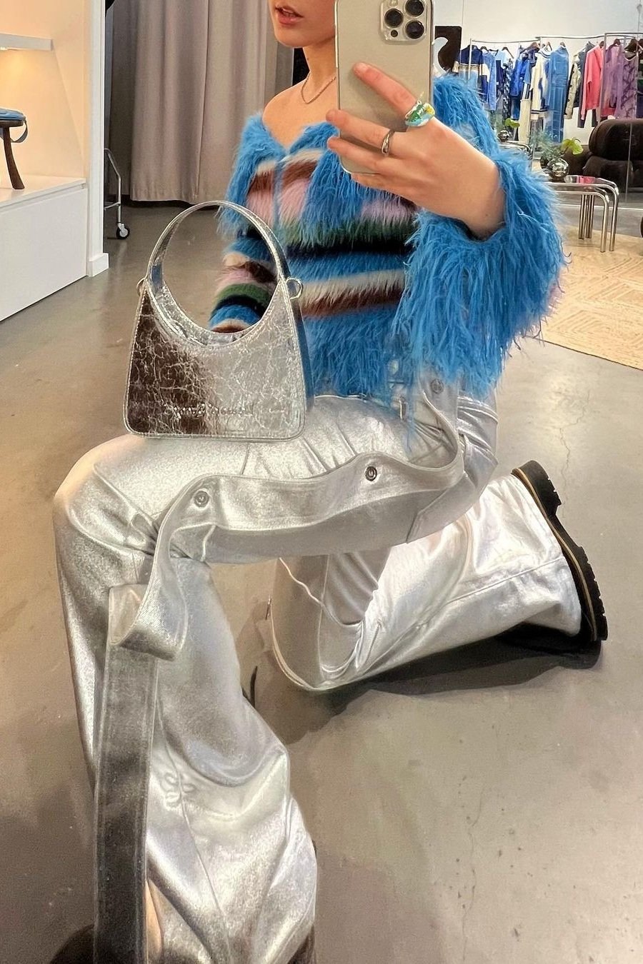 House of Sunny Mini Metallic Icon - Chrome