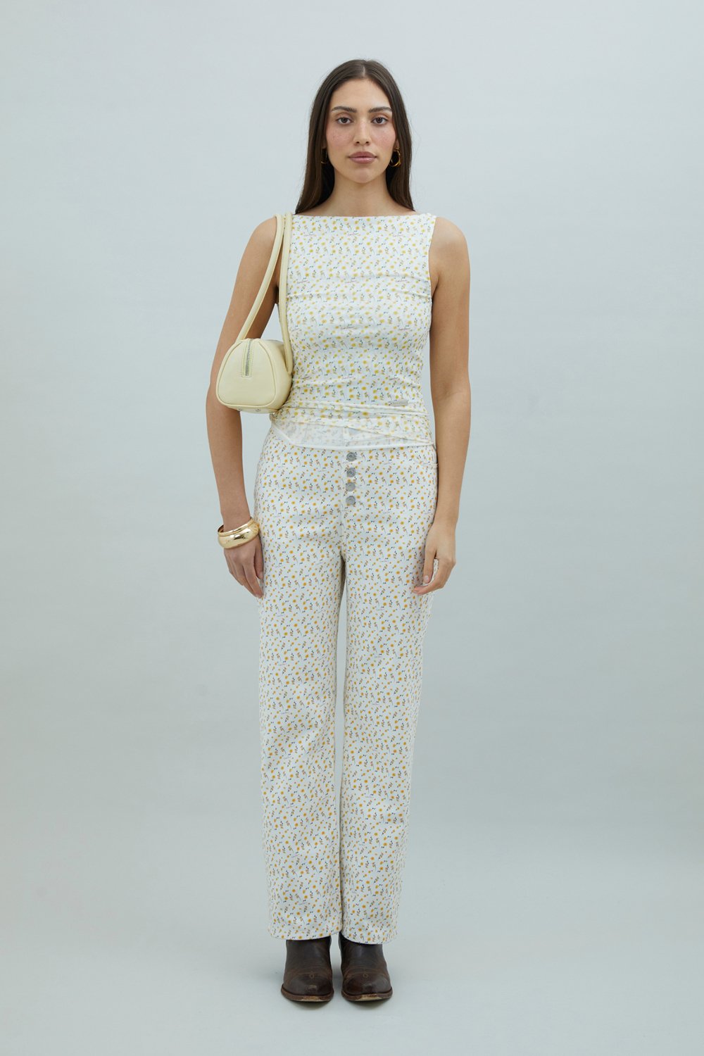 House of Sunny Shirley Bag - Butter