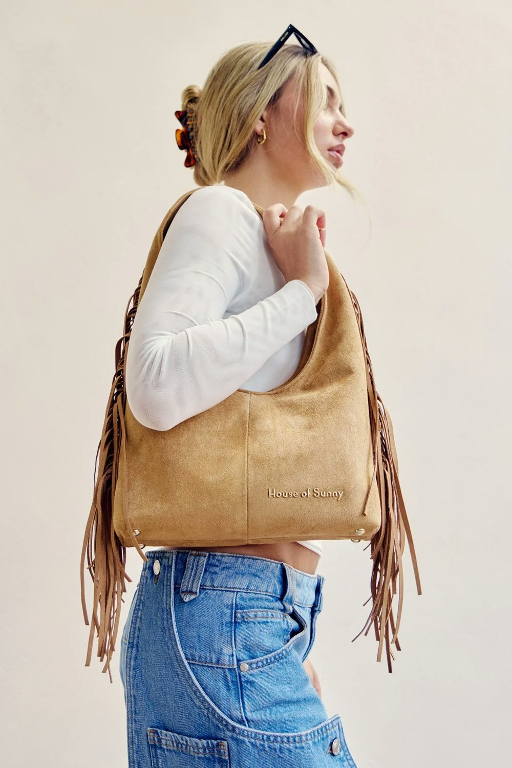 House of Sunny Tassel Sling Bag