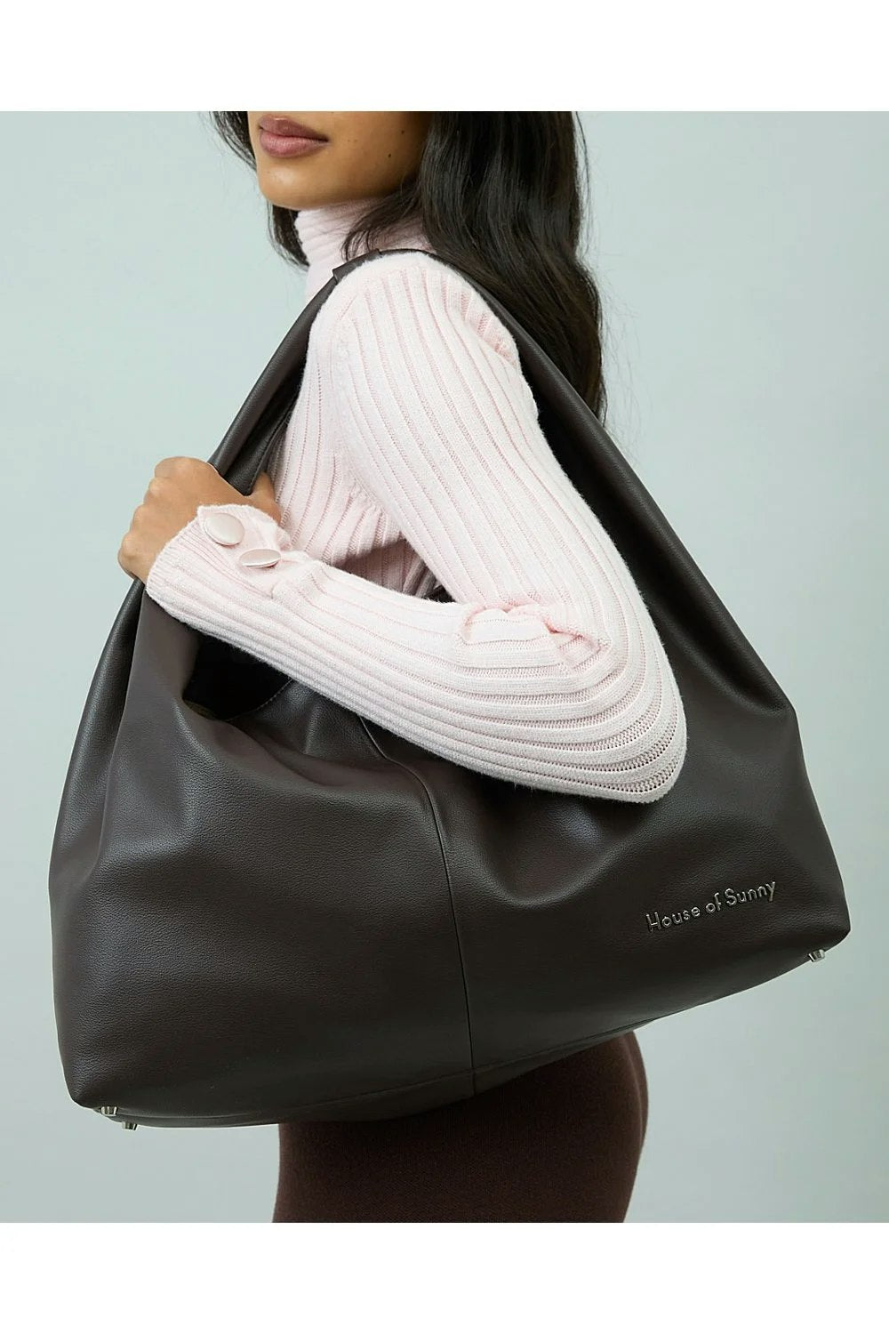 House of Sunny The Big Sling Bag - Dark Chocolate