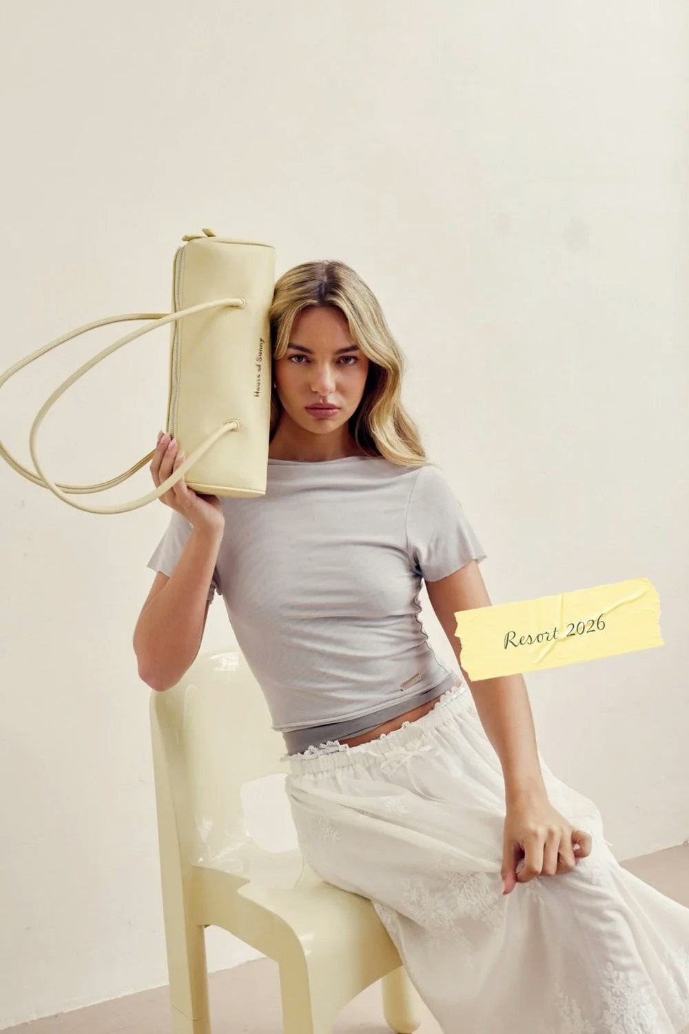 House of Sunny Shirley Bag - Butter