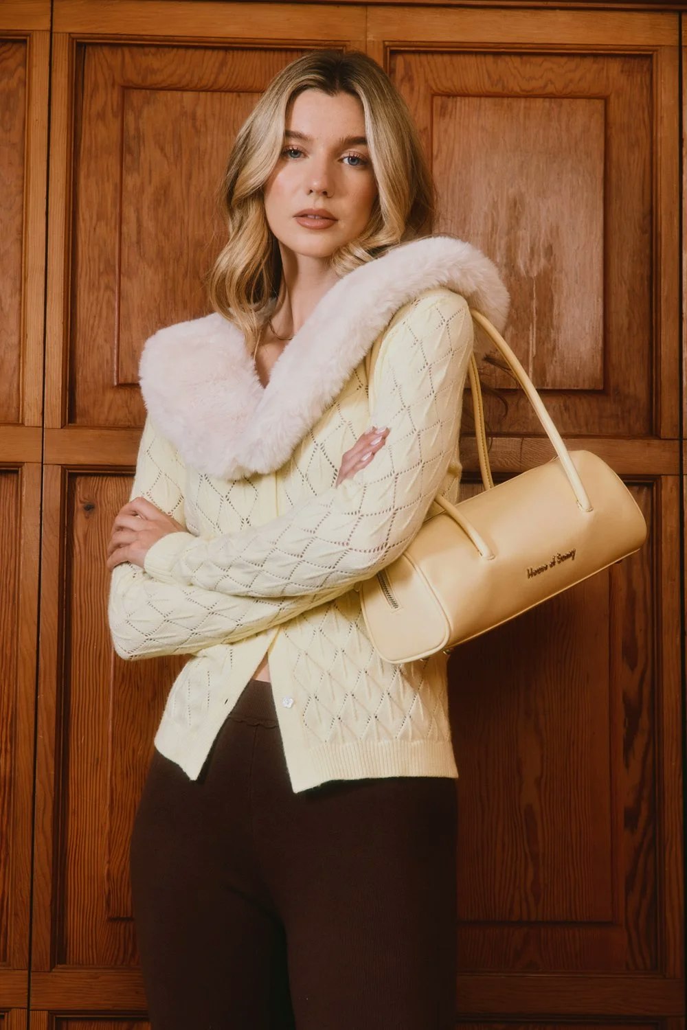 House of Sunny Shirley Bag - Butter