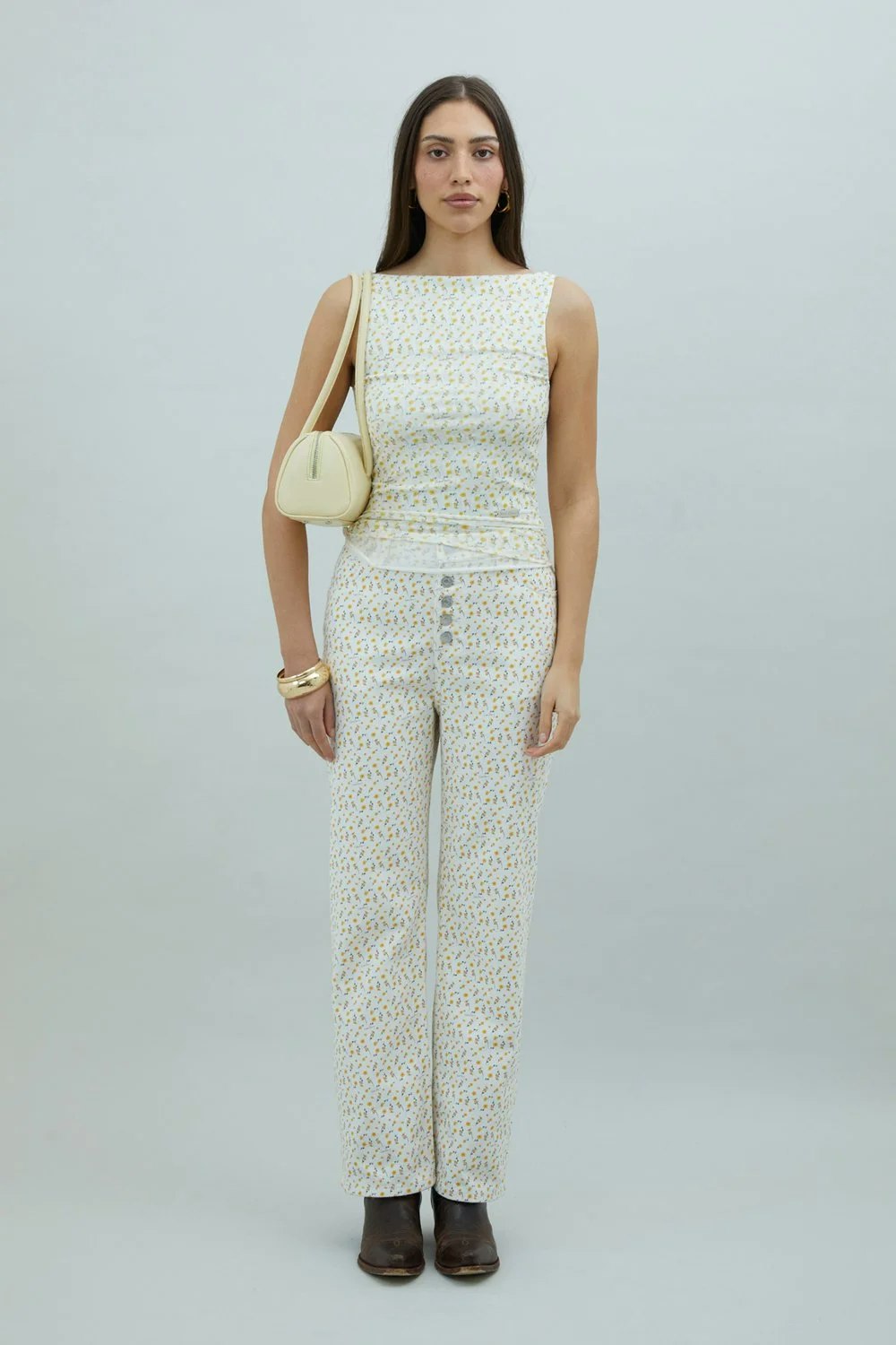House of Sunny Shirley Bag - Butter