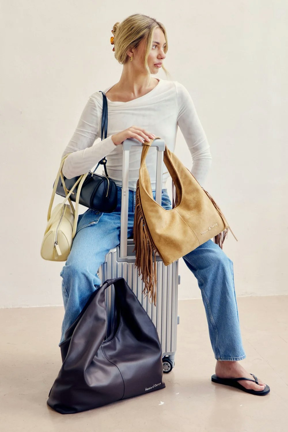 House of Sunny Shirley Bag - Butter
