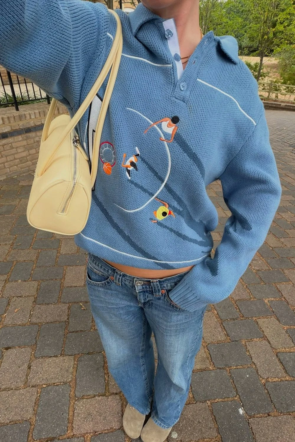 House of Sunny Shirley Bag - Butter