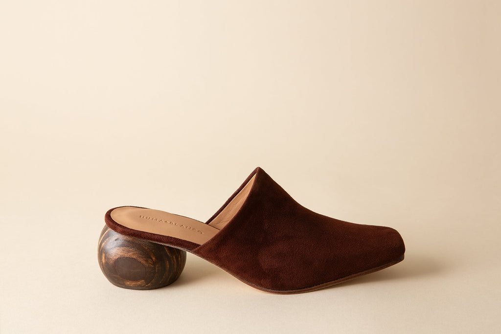 Huma Blanco Mina Heeled Mule