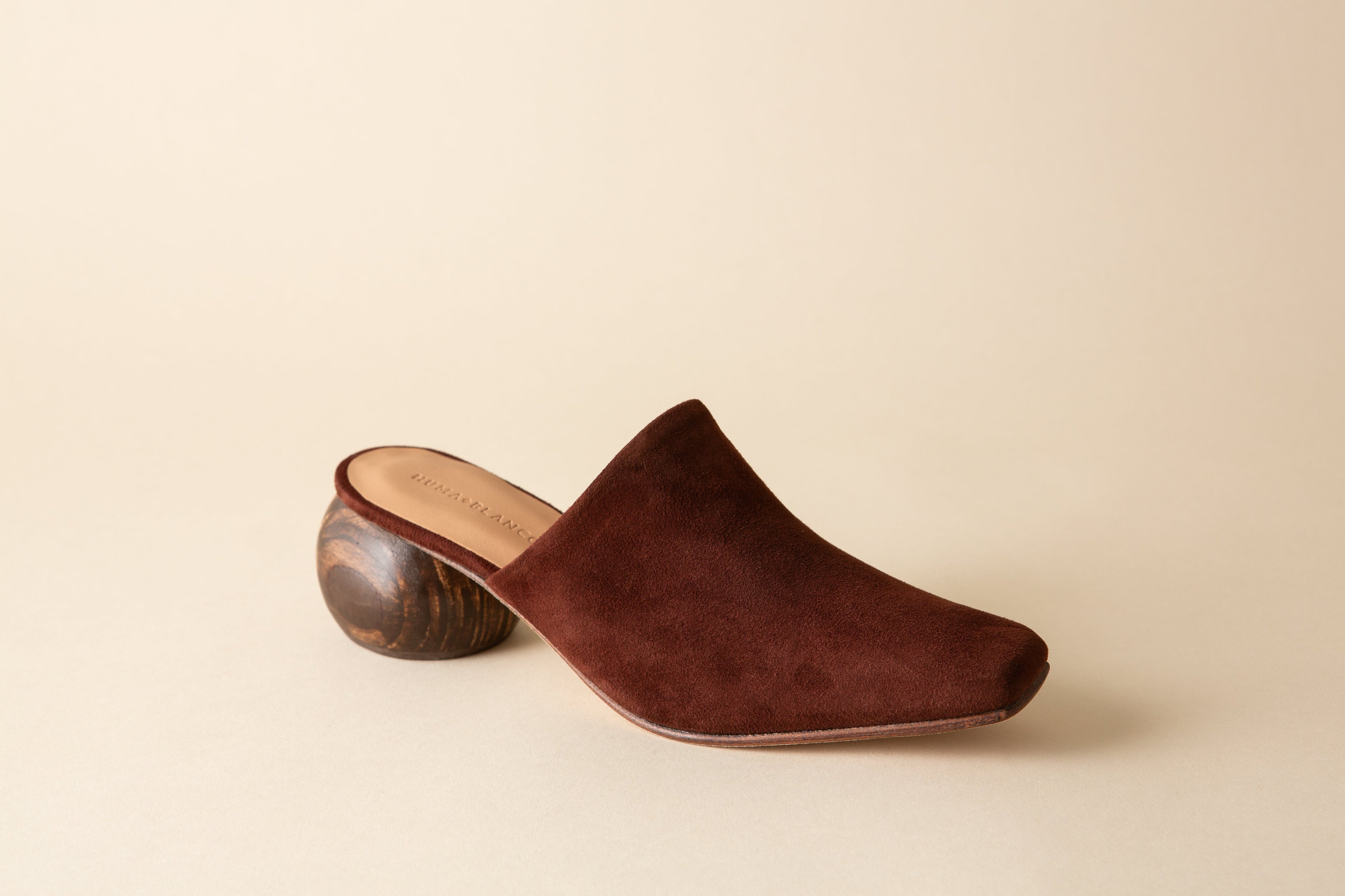 Huma Blanco Mina Heeled Mule