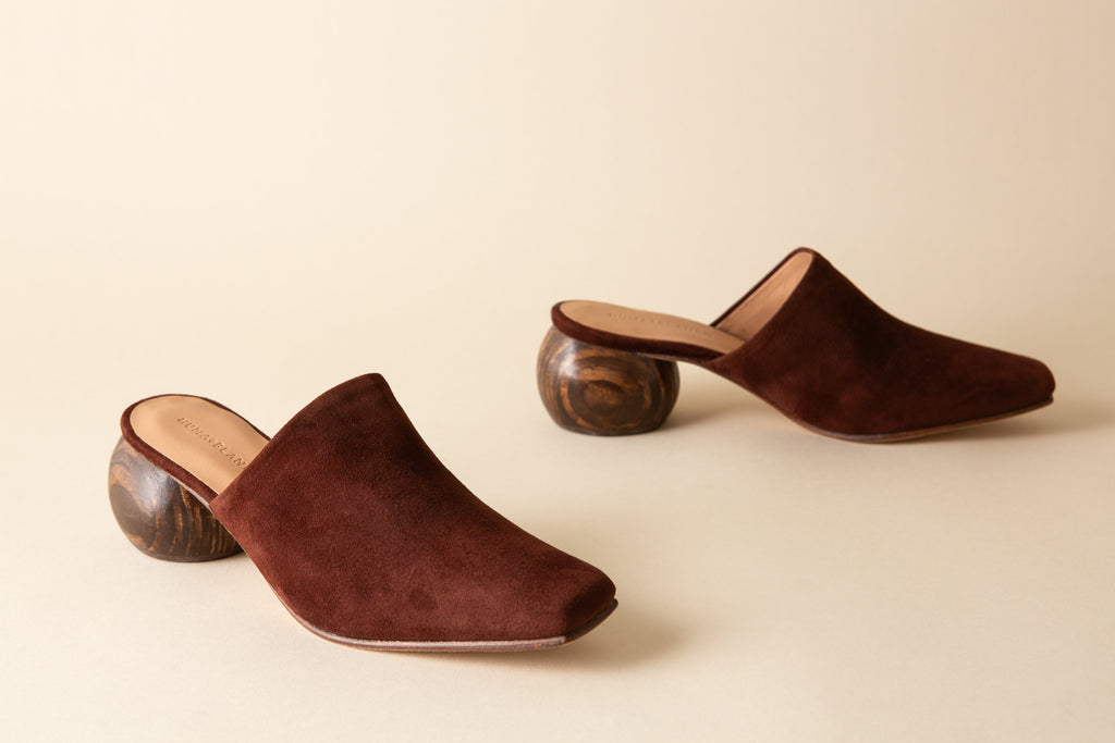 Huma Blanco Mina Heeled Mule