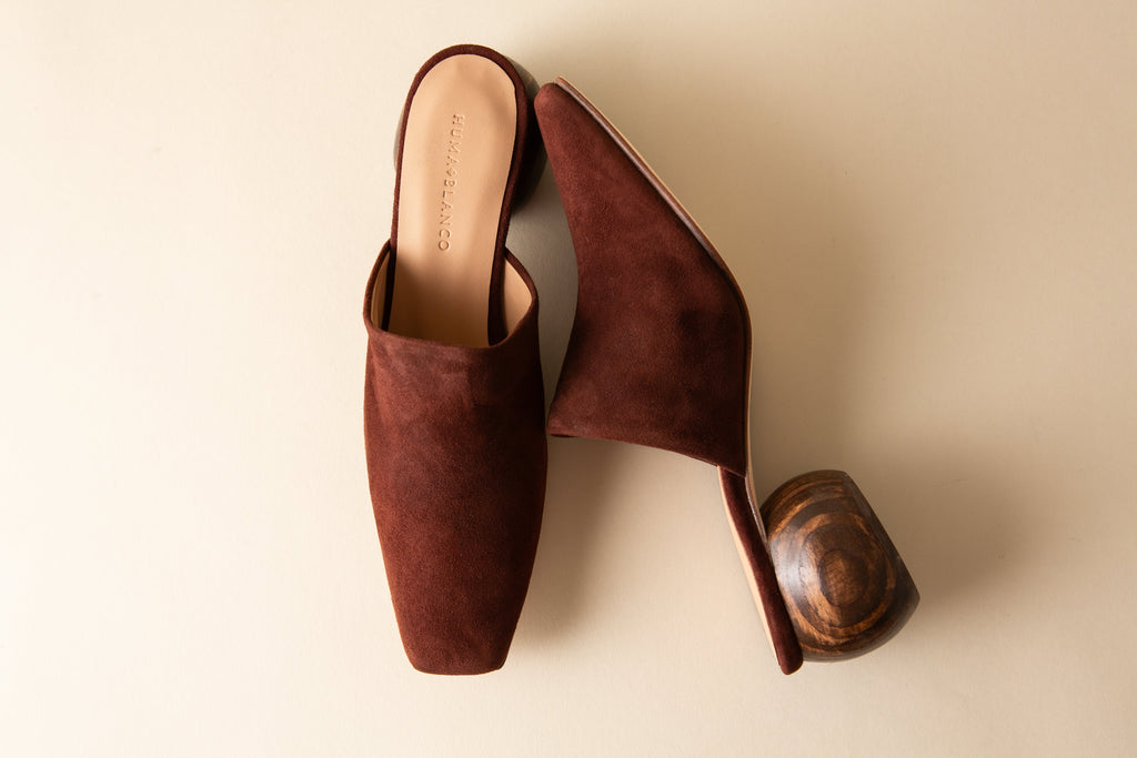 Huma Blanco Mina Heeled Mule