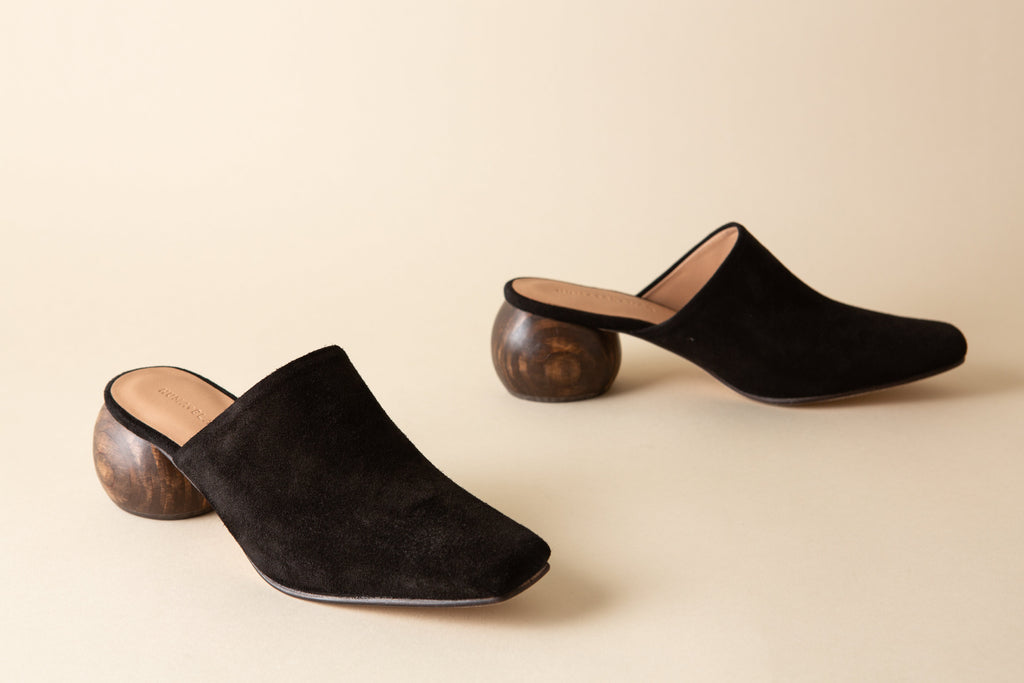 Huma Blanco Mina Heeled Mule