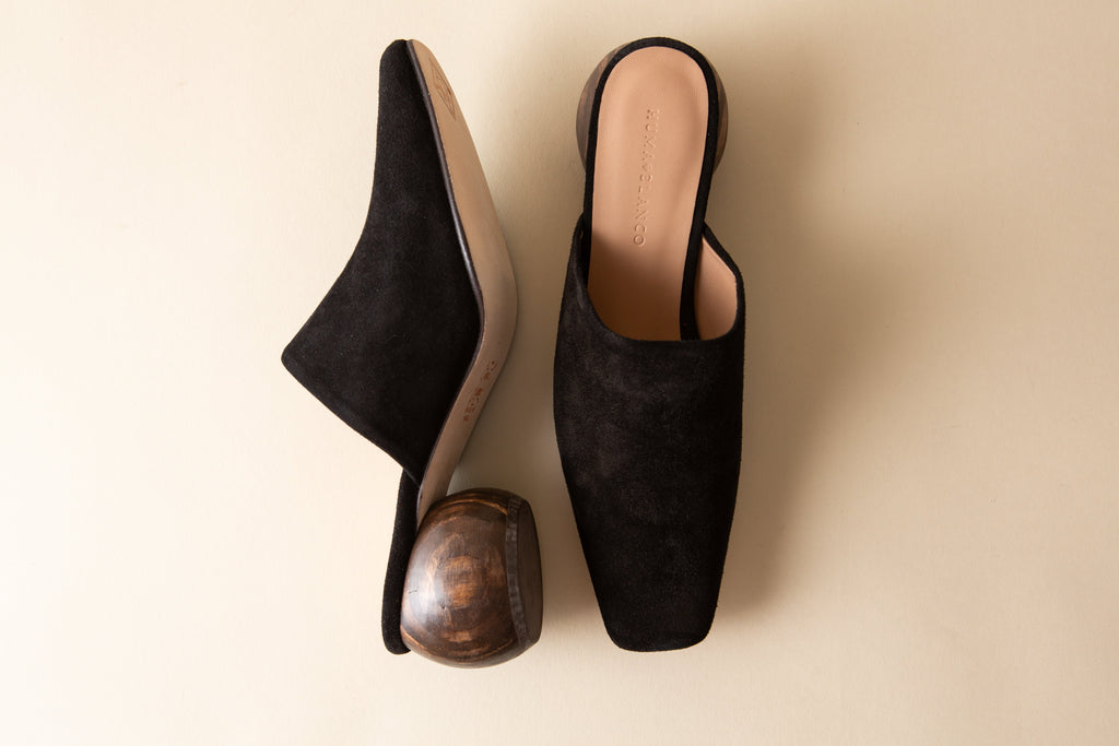 Huma Blanco Mina Heeled Mule