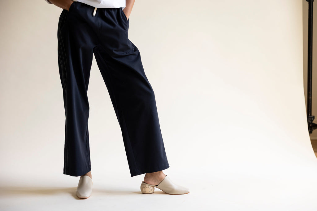 Huma Blanco Mina Heeled Mule