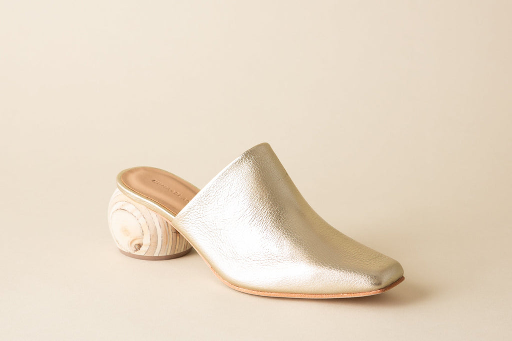 Huma Blanco Mina Heeled Mule