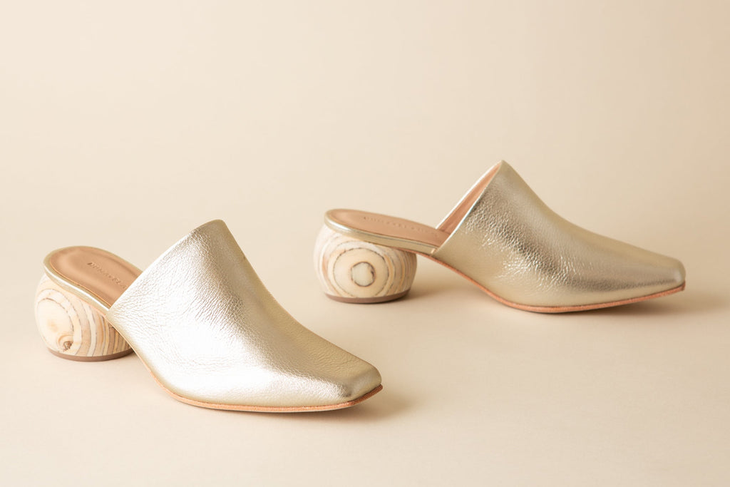 Huma Blanco Mina Heeled Mule