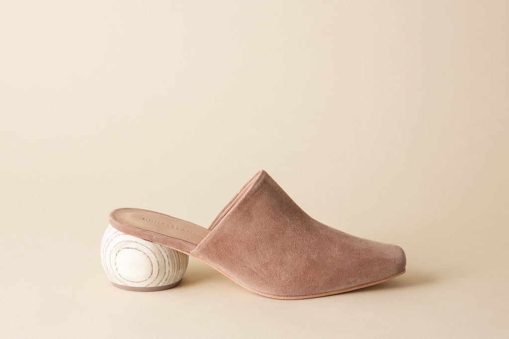 Huma Blanco Mina Heeled Mule