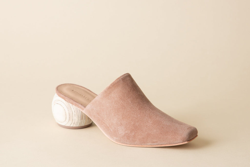 Huma Blanco Mina Heeled Mule