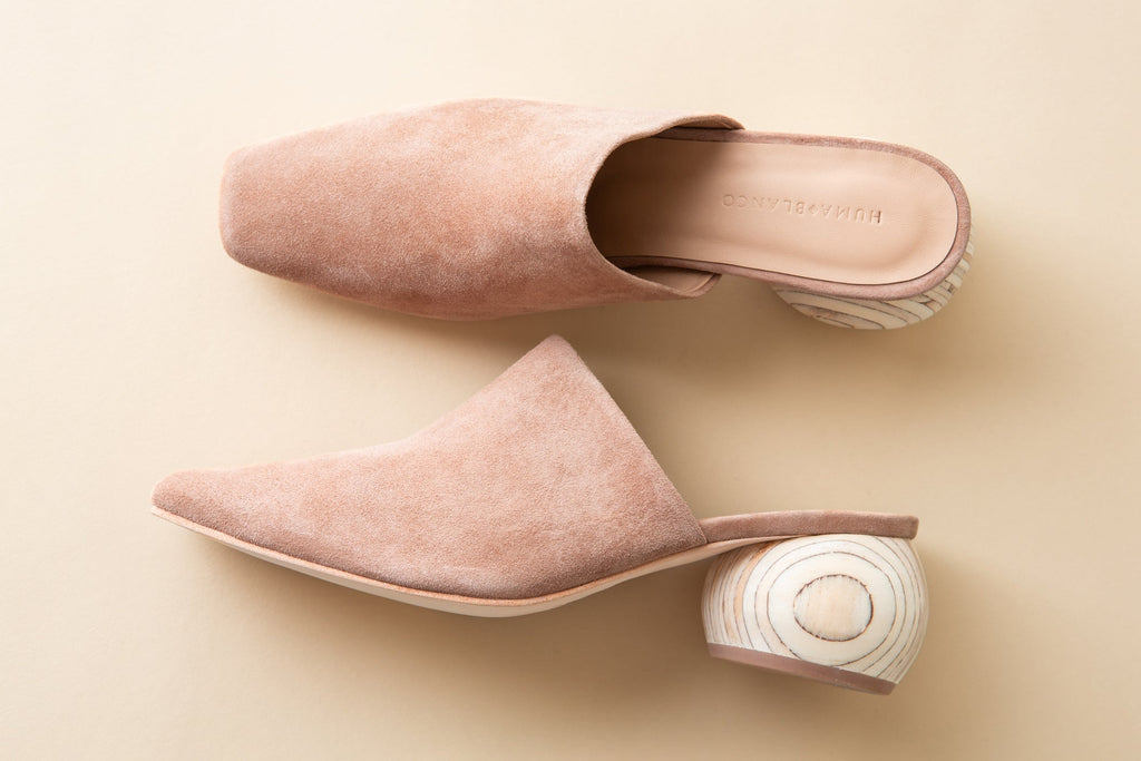 Huma Blanco Mina Heeled Mule