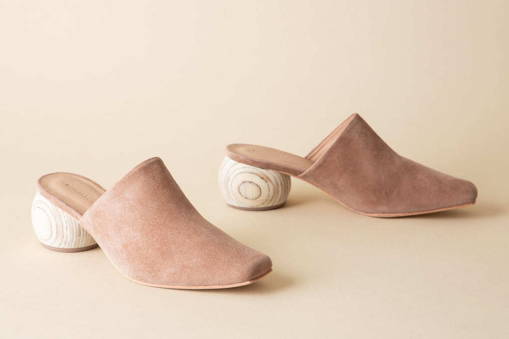 Huma Blanco Mina Heeled Mule