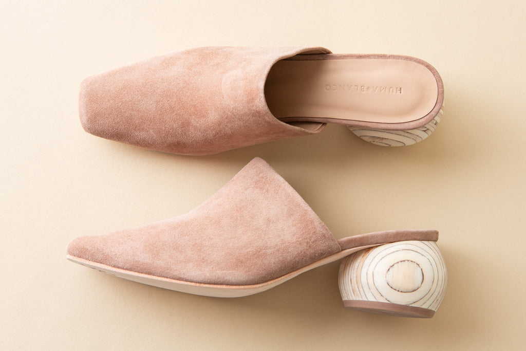 Huma Blanco Mina Heeled Mule