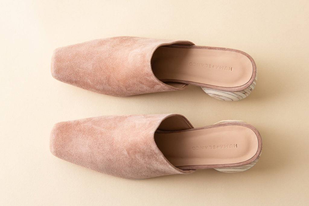 Huma Blanco Mina Heeled Mule