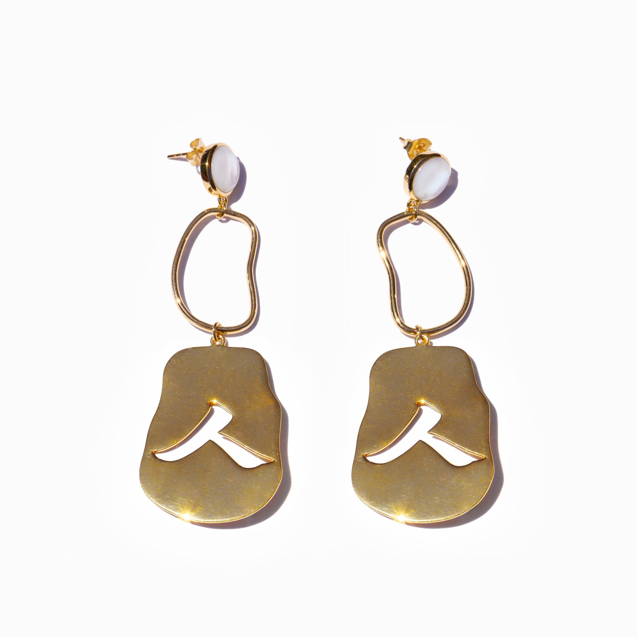 MING YU WANG Human Earrings
