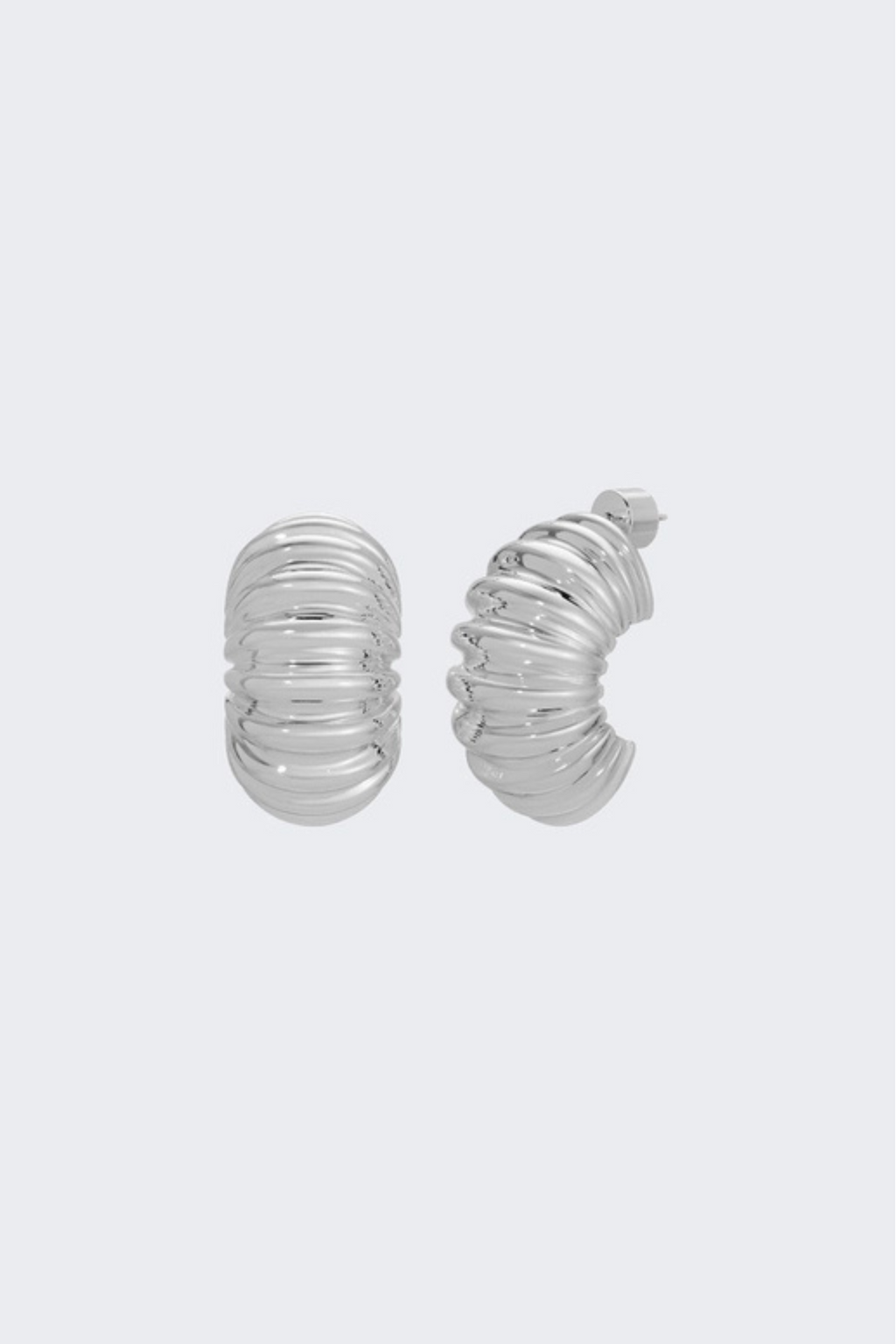 Heaven Mayhem Husk Silver Earrings