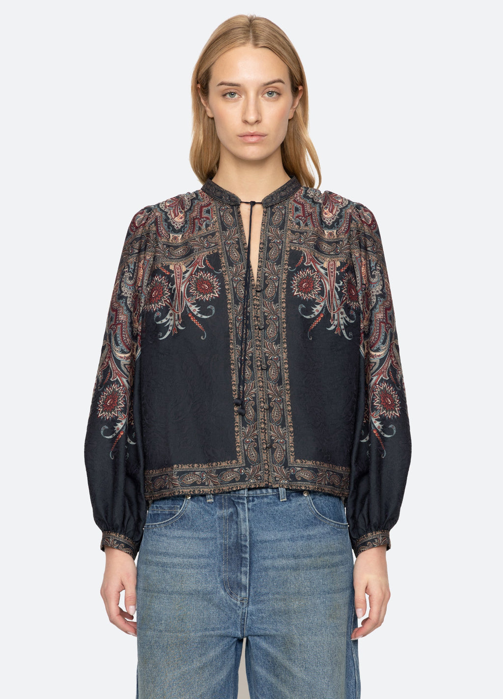 Sea NY Hyacinth Top - Navy