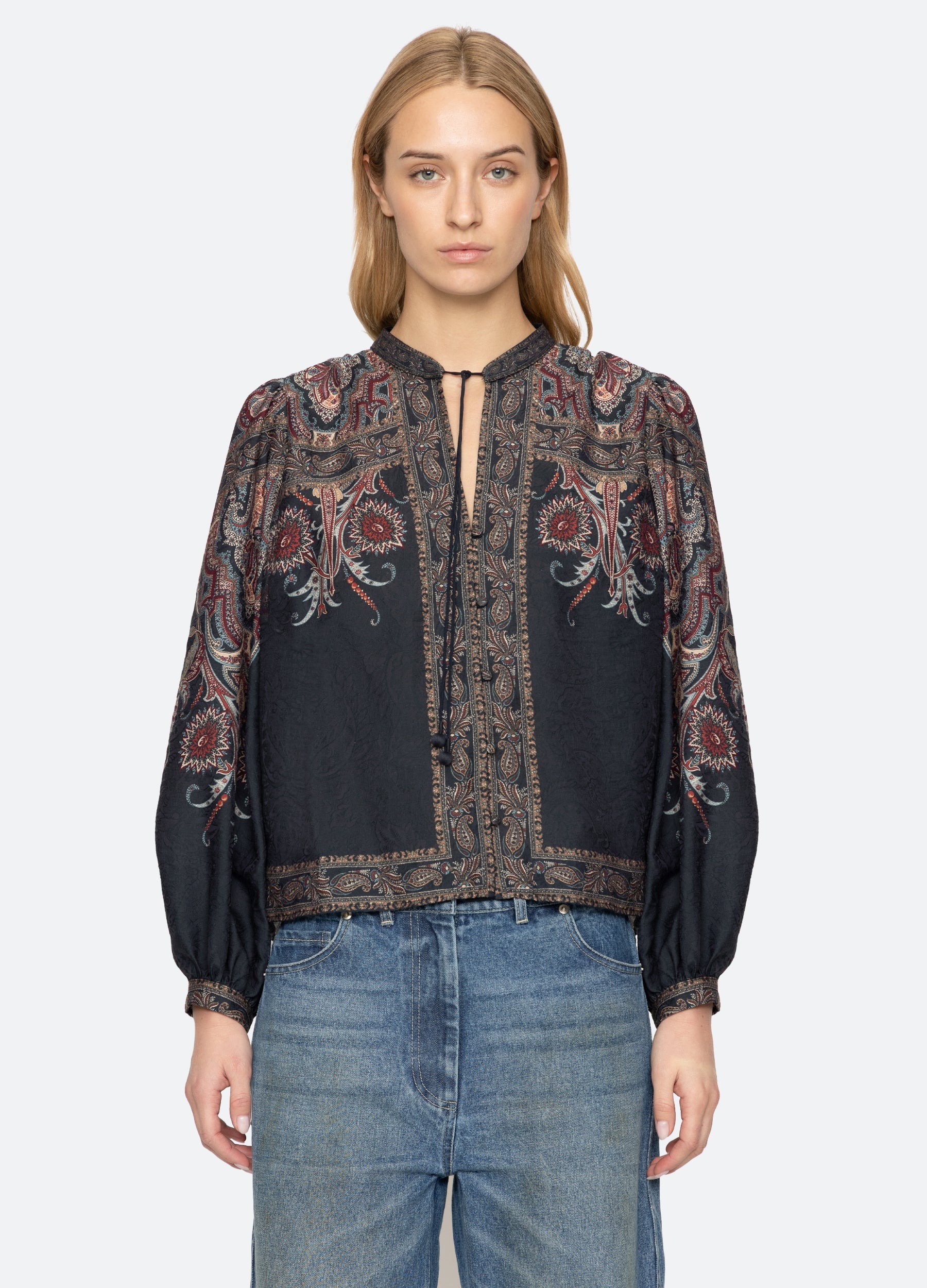 Sea NY Hyacinth Top - Navy