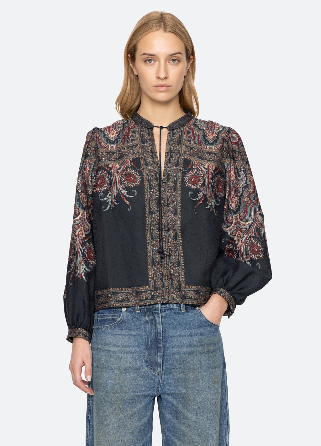 Sea NY Hyacinth Top - Navy