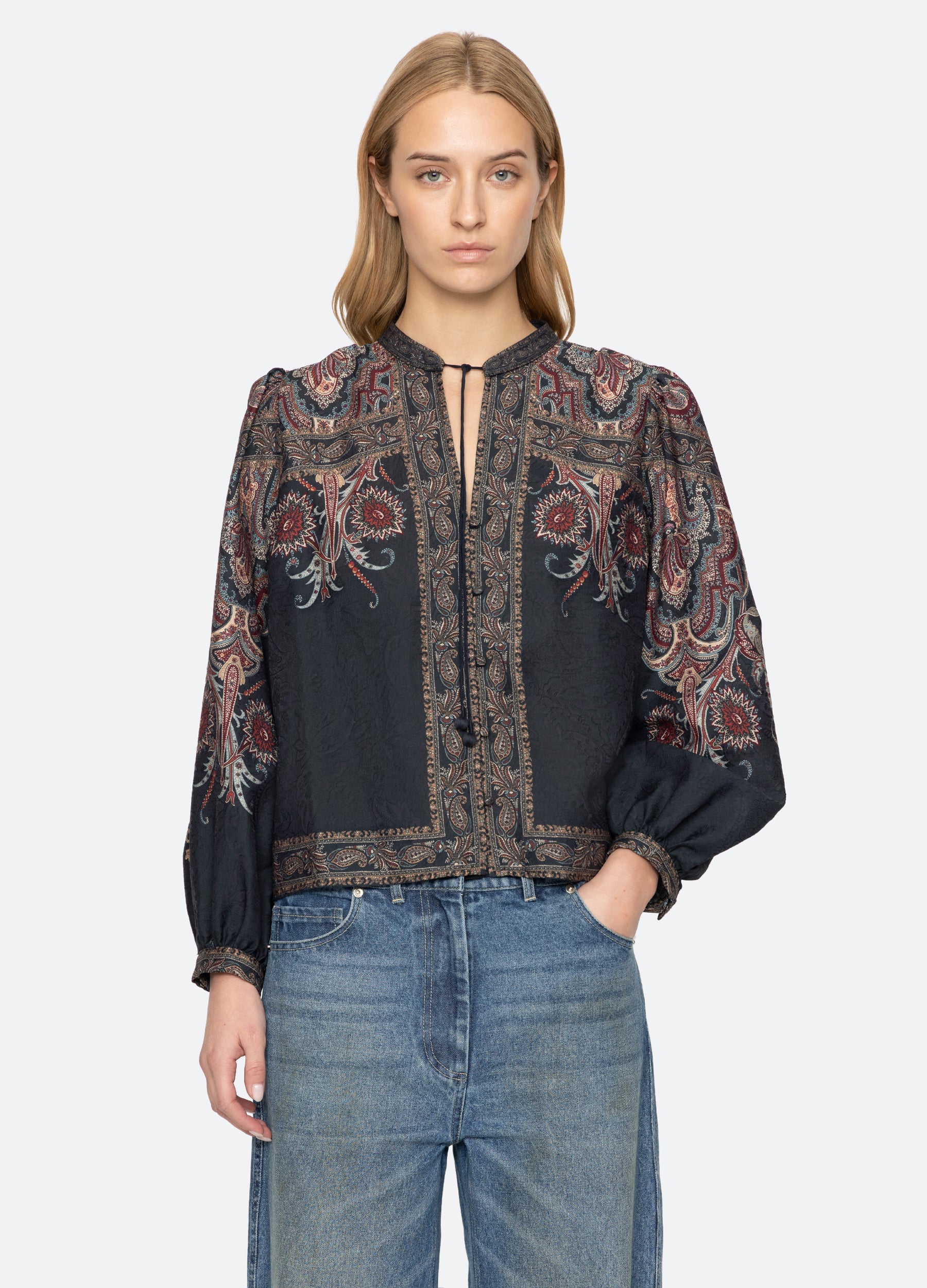 Sea NY Hyacinth Top - Navy
