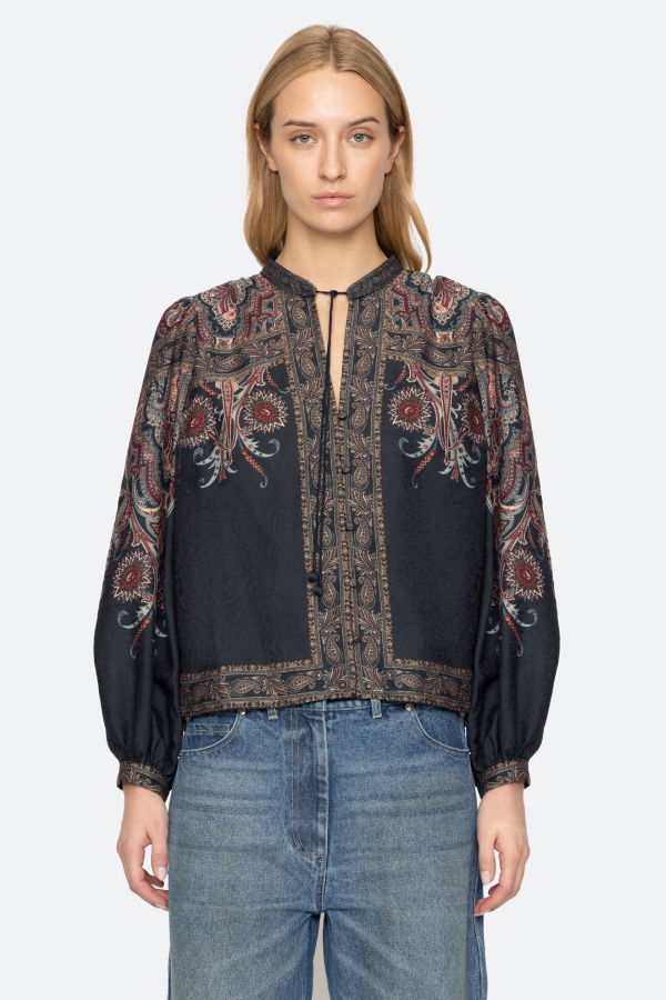Sea NY Hyacinth Top - Navy