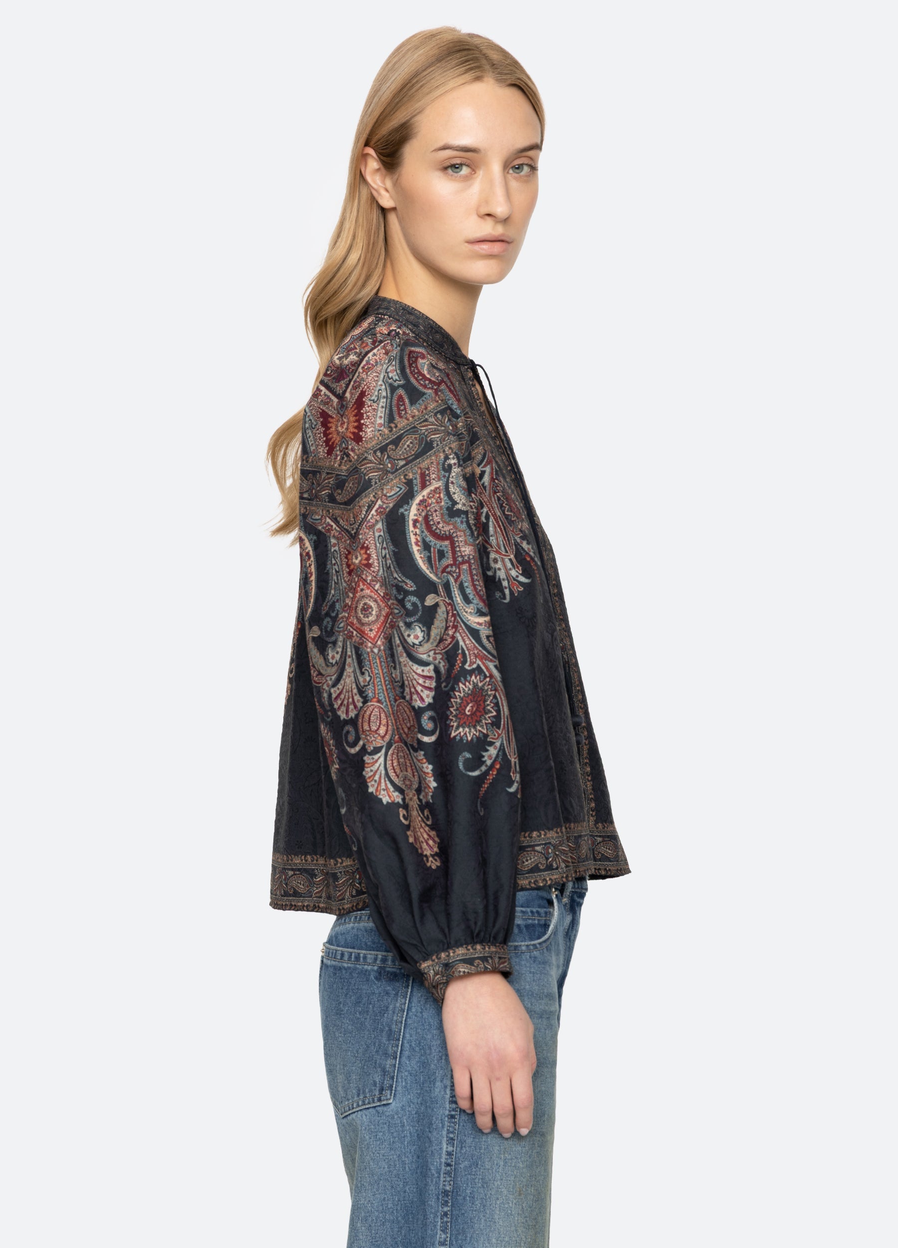 Sea NY Hyacinth Top - Navy