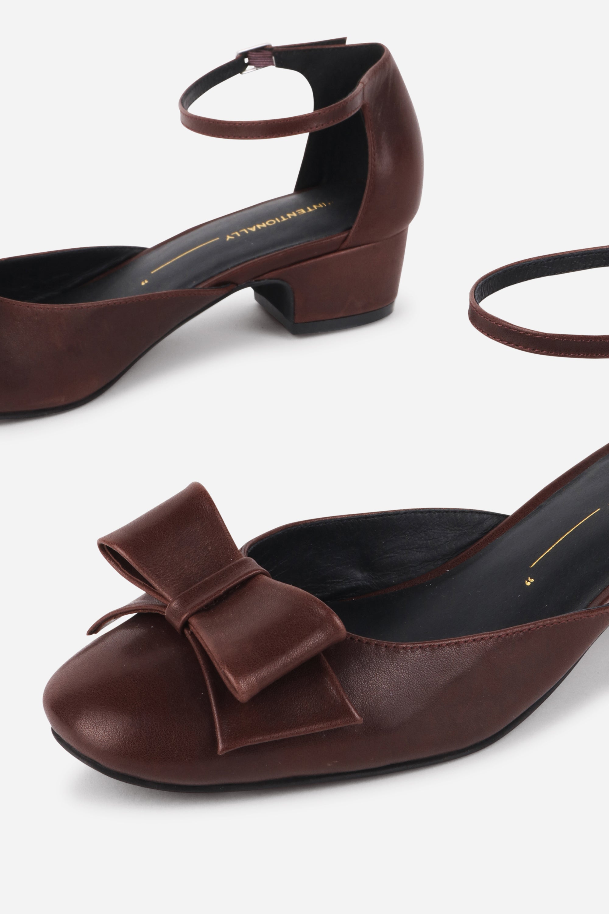 "INTENTIONALLY __________." Accord Mary Jane Heel