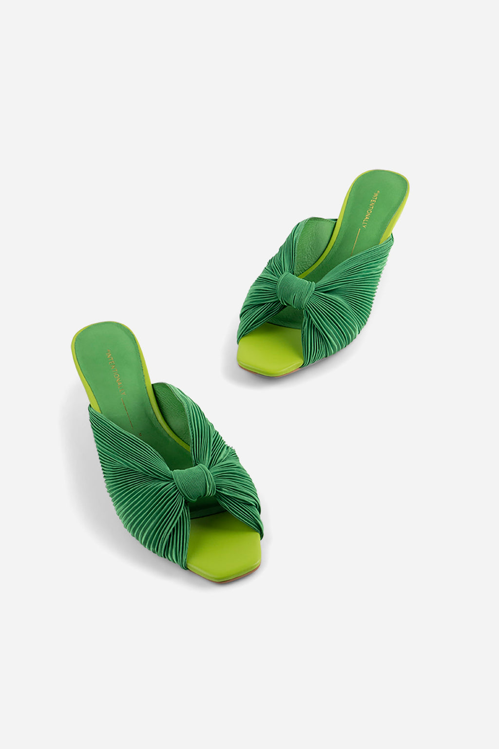"INTENTIONALLY __________." CURFEW KITTEN HEEL - Black/Flamingo/Grass