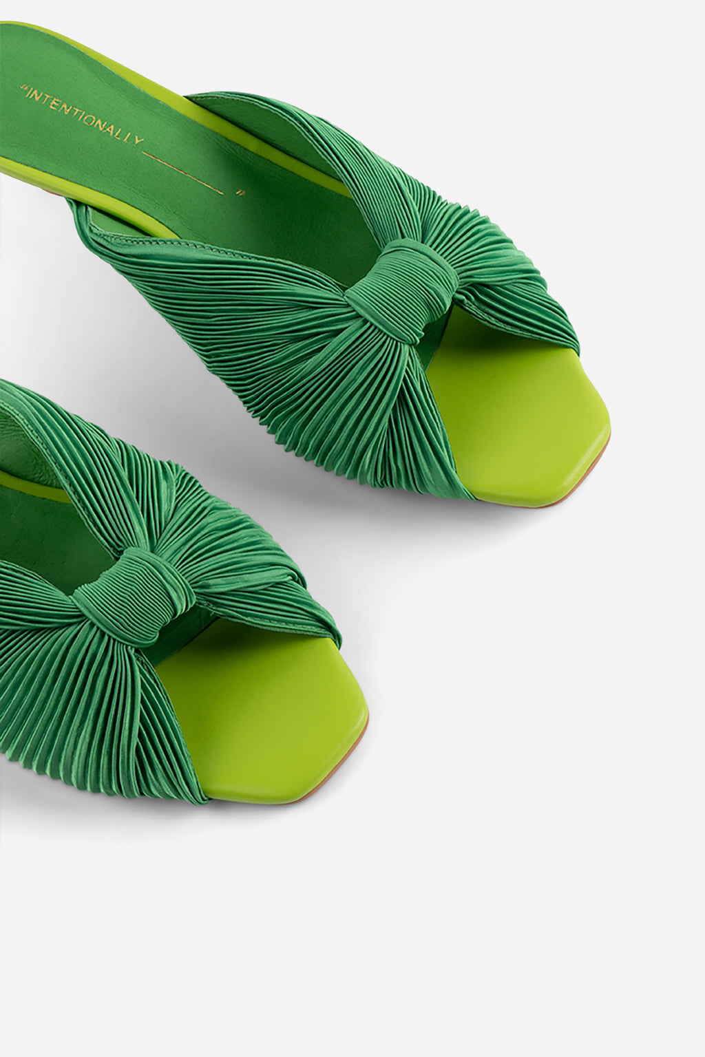 "INTENTIONALLY __________." CURFEW KITTEN HEEL - Black/Flamingo/Grass