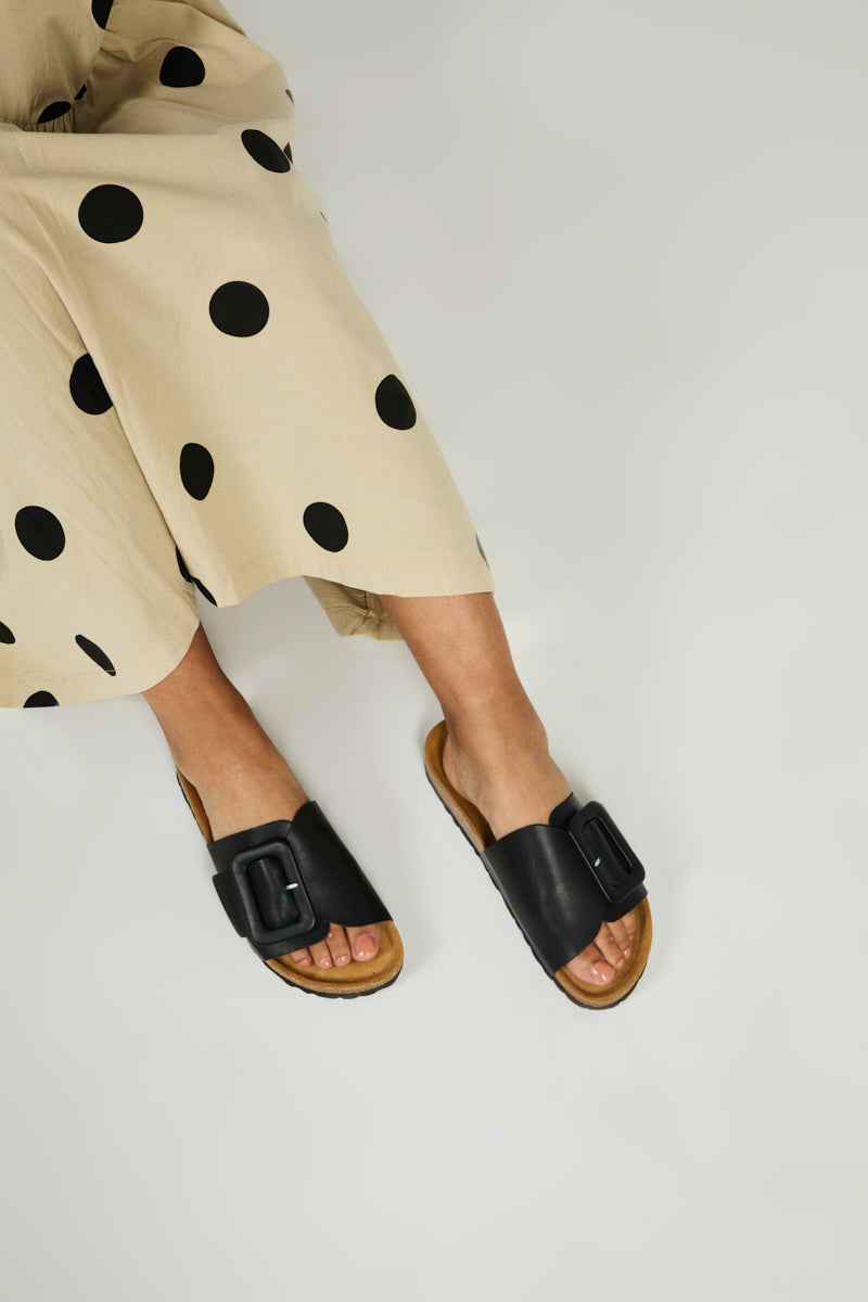 "INTENTIONALLY __________." Clarice Sandal