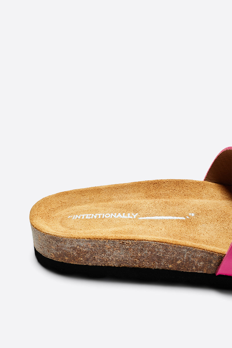 "INTENTIONALLY __________." Clarice Sandal