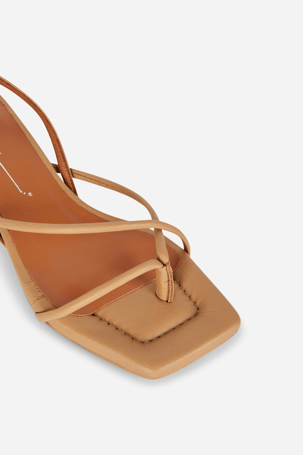 "INTENTIONALLY __________." Fifi Heeled Sandal - Black/Camel/Ice/Neon Citrus