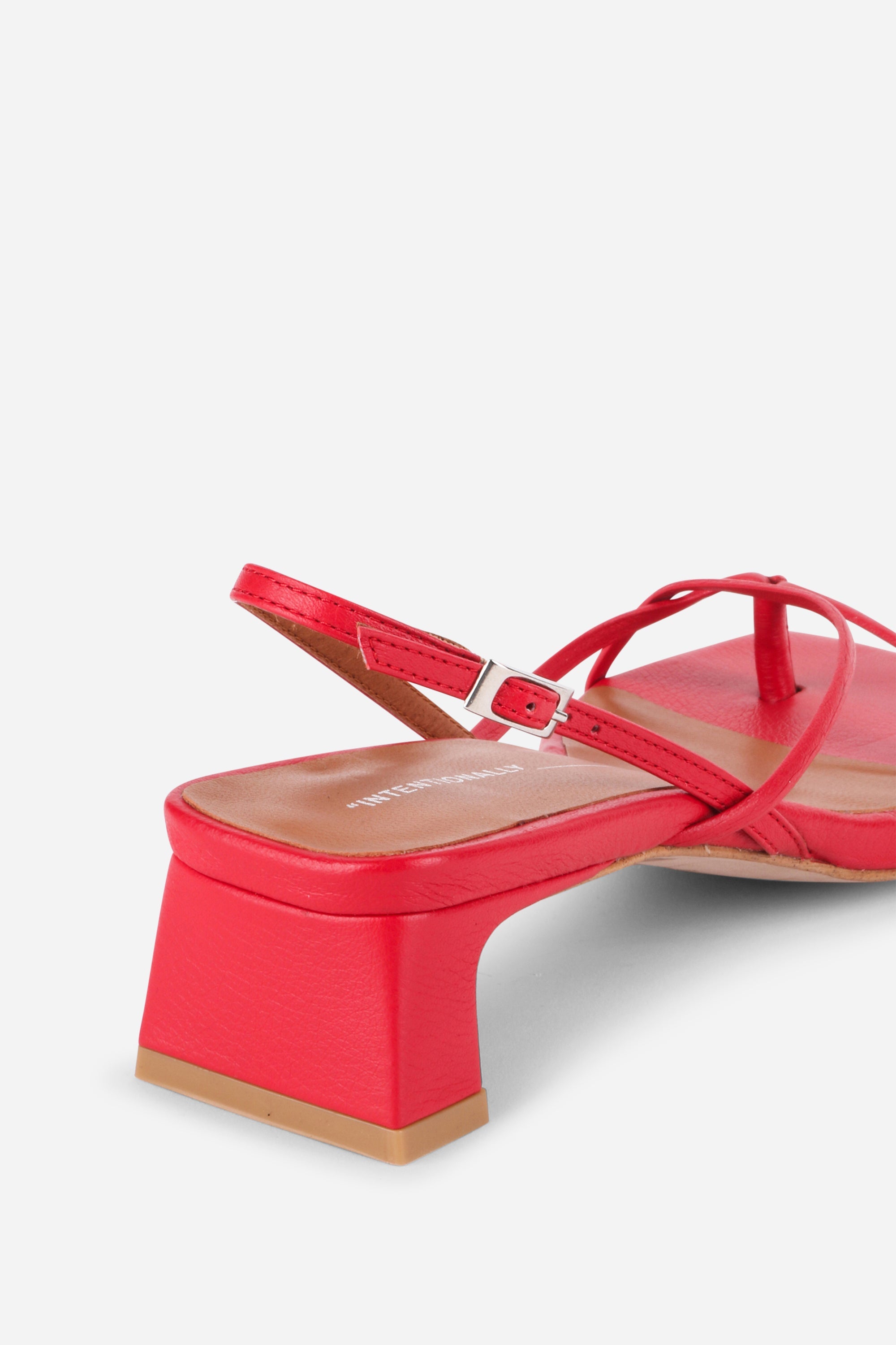"INTENTIONALLY __________." Fifi Heeled Sandal - Black/Camel/Ice/Neon Citrus