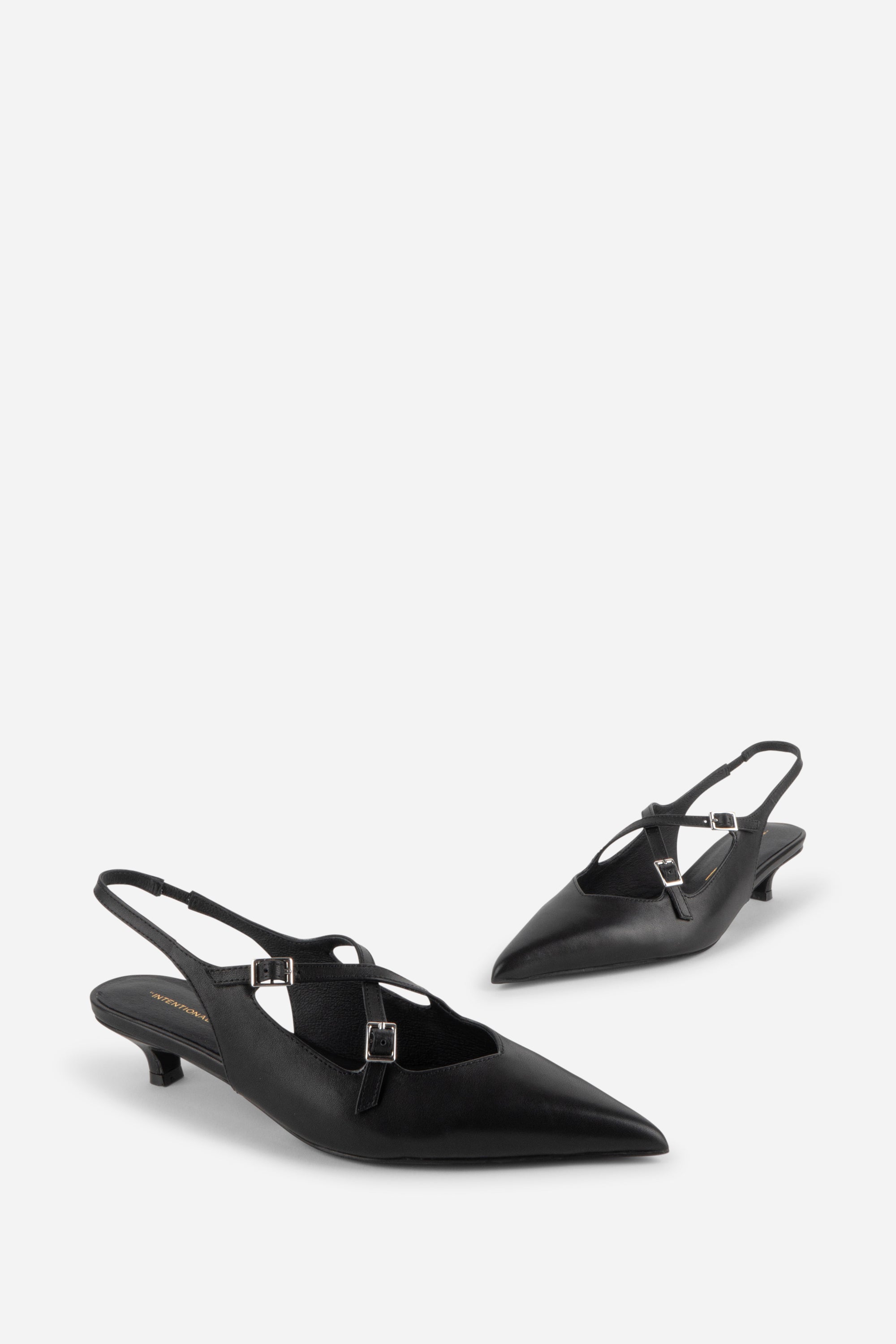 "INTENTIONALLY __________." Jax Slingback Kitten Heel